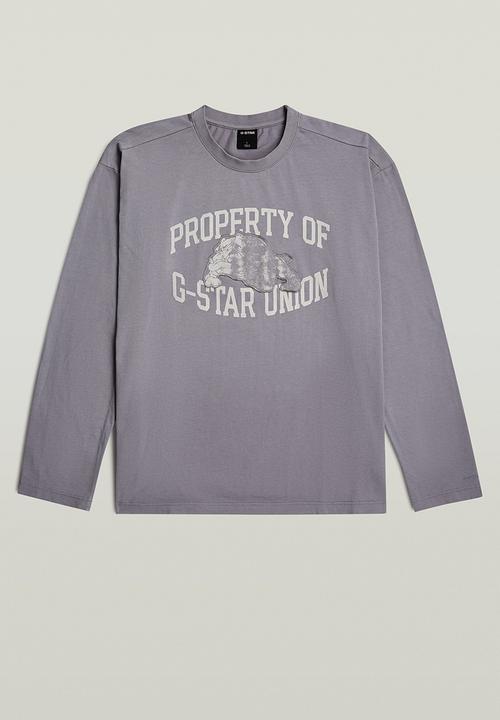 G-STAR - Sunfaded Gr Relaxed R T L\S - Quicksilver