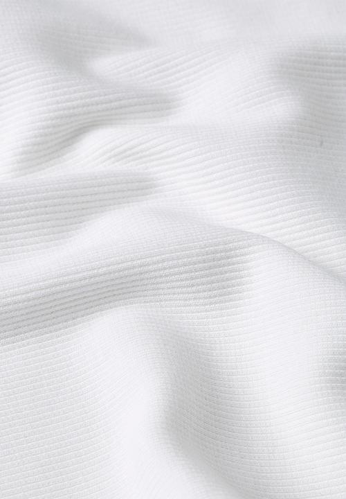 G-STAR - Slim rib r t wmn - White