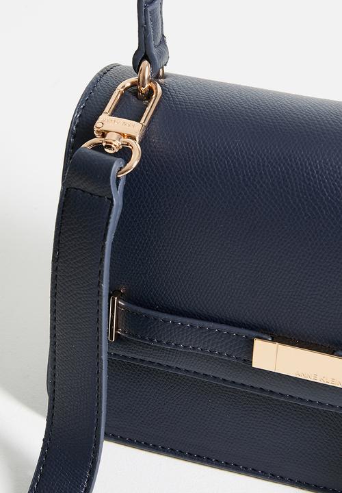 Anne Klein - Exclusive Flap Saddle With Detachable Strap Bag -Distant Mountain
