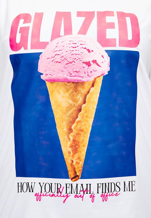 Me&B - Plus Statement Tee - Ice Cream