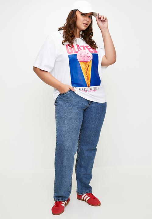 Me&B - Plus Statement Tee - Ice Cream