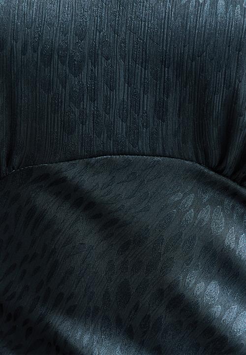 New Look - Ex feath jacq satin midi  - navy