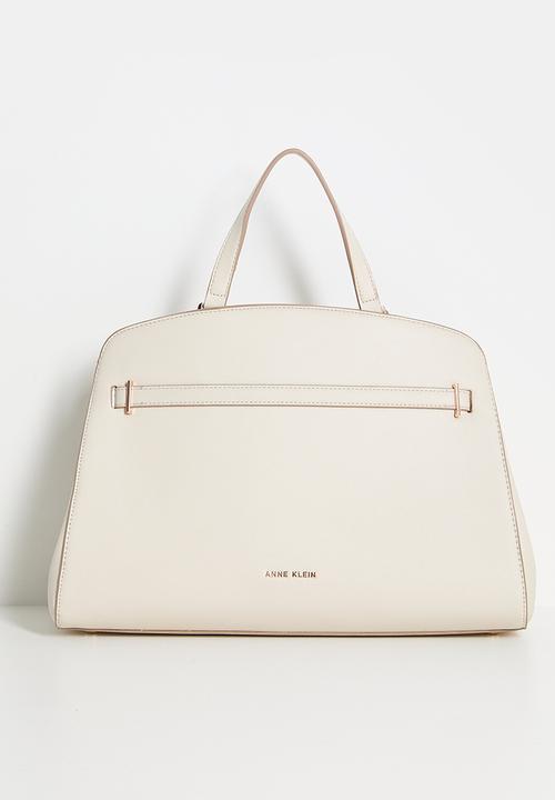 Anne Klein - Exclusive Large Satchel With Detachable Strap Bag-Parchment