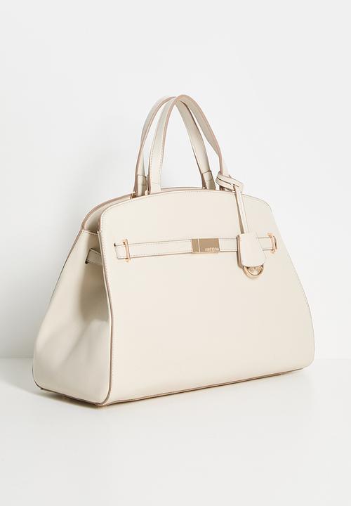 Anne Klein - Exclusive Large Satchel With Detachable Strap Bag-Parchment