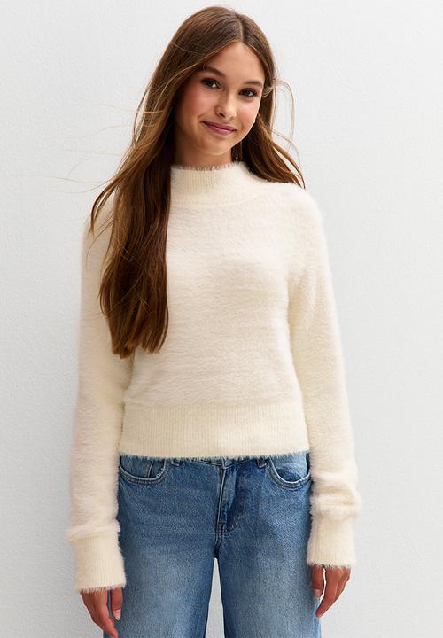 New Look - Fluffy top -cream