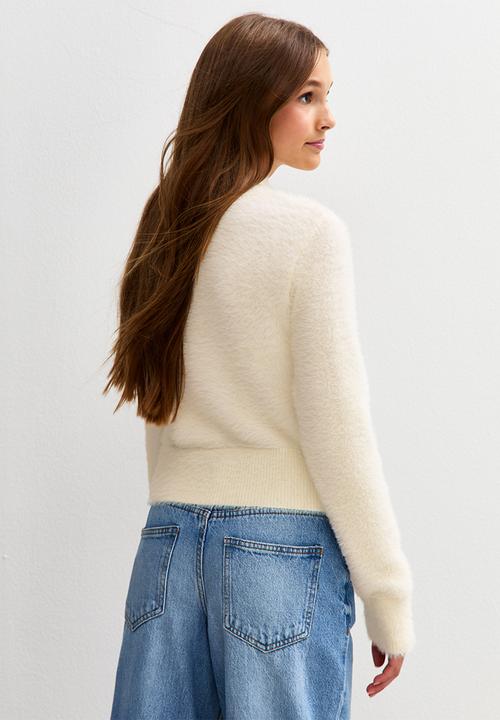 New Look - Fluffy top -cream