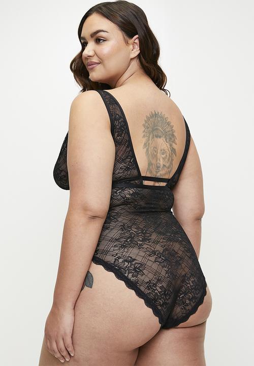 DORINA - Plus hasina bodysuit - black