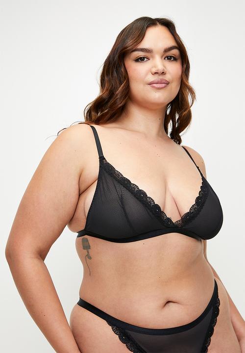 DORINA - Plus misha-3pp bralette - pink/pink/black