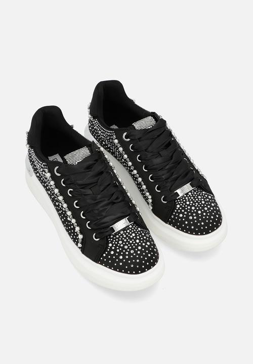 Steve Madden - Glories sneaker - blk satin