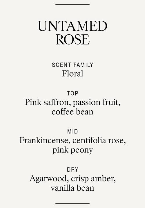 H&M - Small scented candle in glass holder - untamed rose
