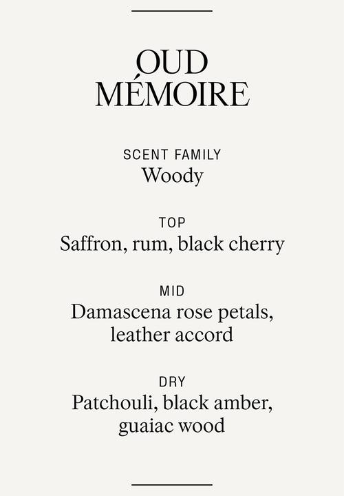 H&M - Small scented candle in glass holder - oud mémoire