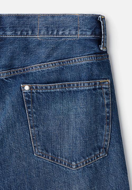 H&M - Loose straight jeans - denim blue