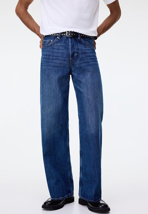 H&M - Loose straight jeans - denim blue