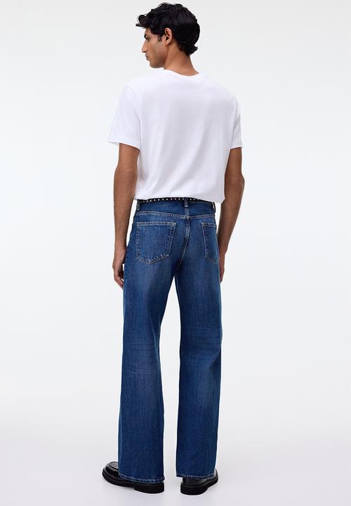 H&M - Loose straight jeans - denim blue