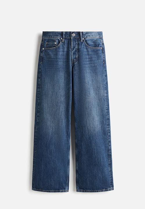 H&M - Loose straight jeans - denim blue