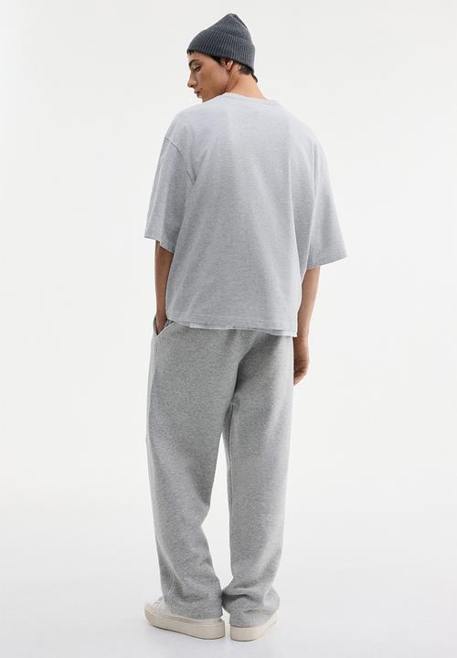 H&M - Oversized fit t-shirt - grey marl 