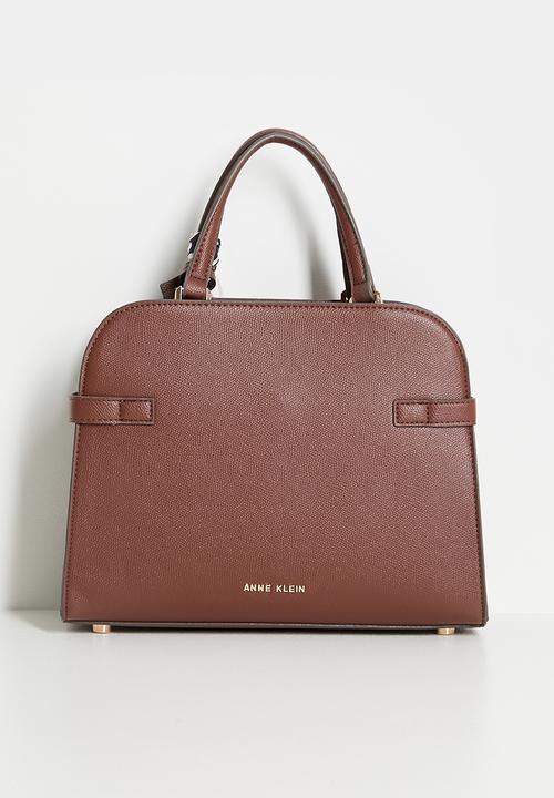 Anne Klein - Exclusive Medium Satchel With Detachable Strap Bag-Walnut