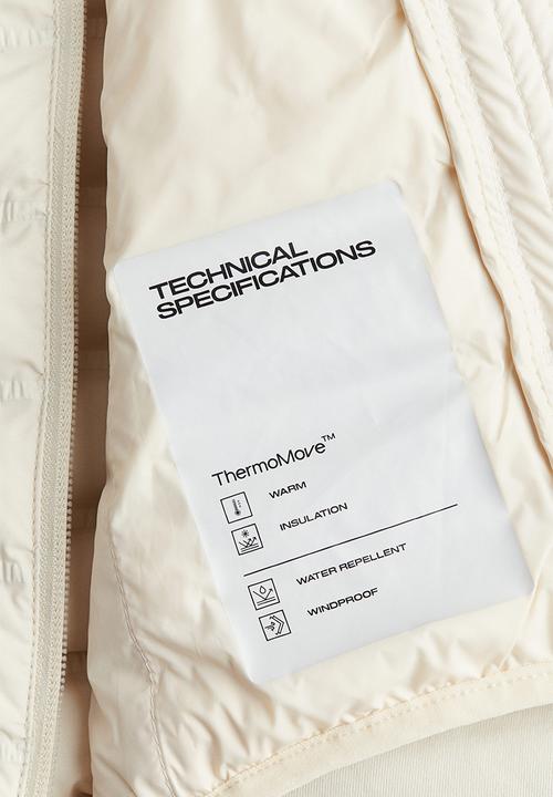 H&M - Hybrid padded jacket with thermomove™ - light beige