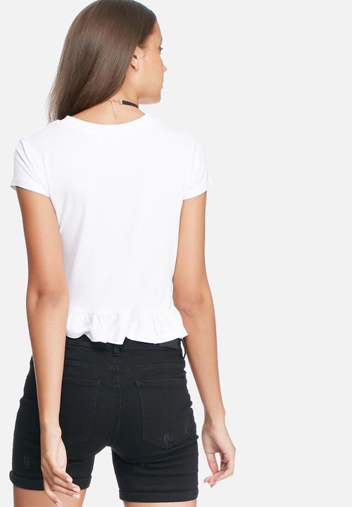 dailyfriday - Short ruffle tee
