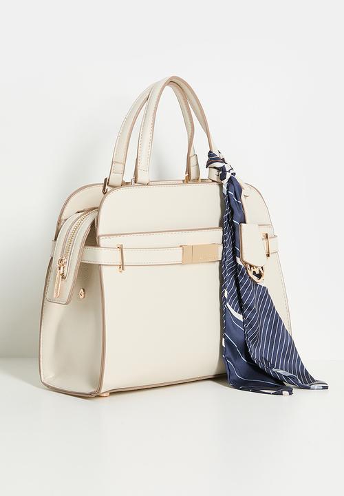 Anne Klein - Exclusive Medium Satchel With Detachable Strap Bag-Parchment