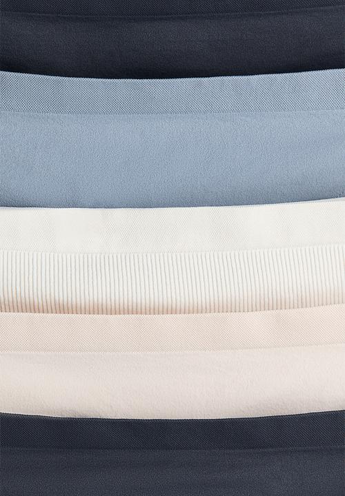 H&M - 5 pack seamless thong briefs - blue