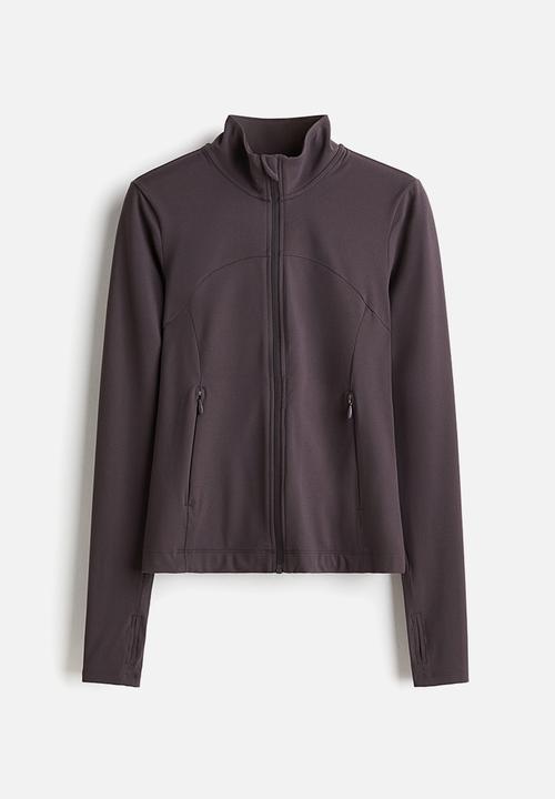 H&M - Zip-through sports jacket with softmove™ - truffle grey