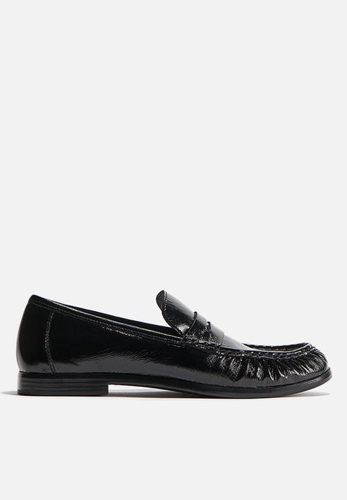 H&M - Leather loafers - black