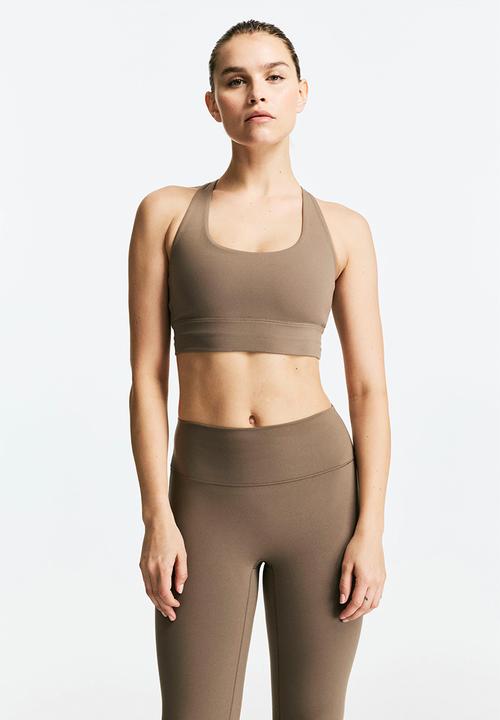 H&M - Medium support sports bra with softmove™ - dark beige