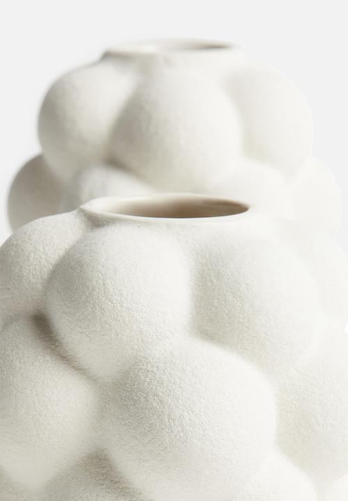 H&M - 2-pack mini stoneware vases - white