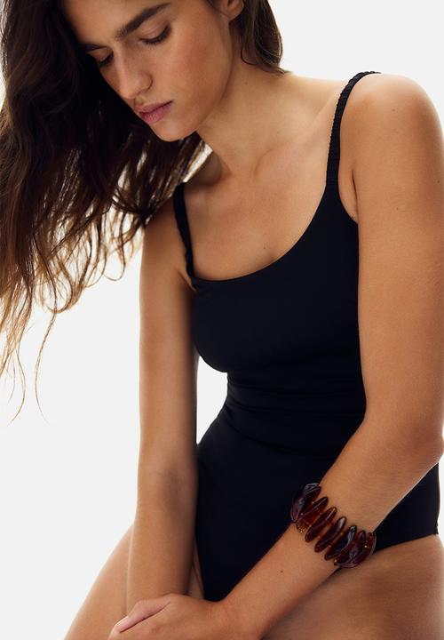 H&M - Padded-cup swimsuit - black