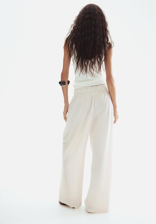 H&M - Pull-on trousers - cream