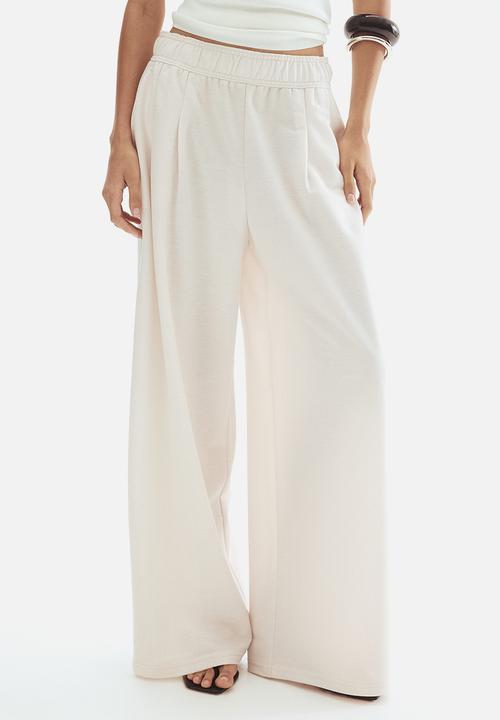 H&M - Pull-on trousers - cream