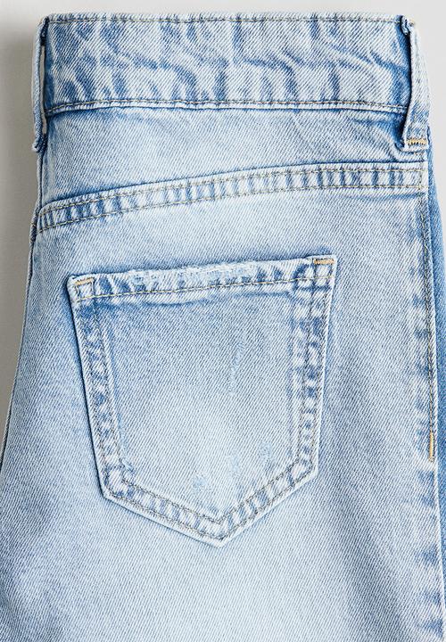 H&M - Baggy fit bootcut leg jeans - light denim blue