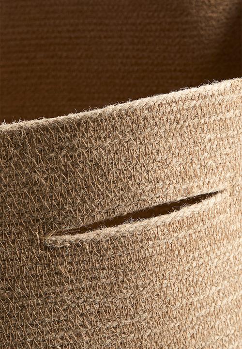 H&M - Jute laundry basket - beige