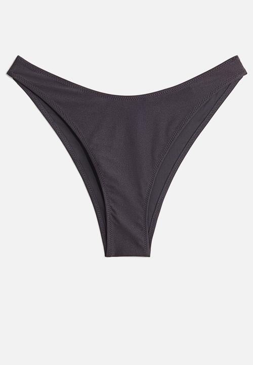 H&M - Cheeky bikini bottoms - dark grey