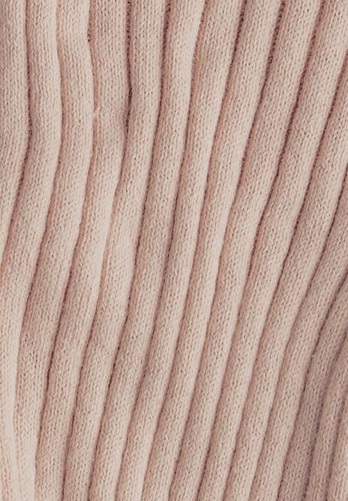 H&M - 2-Piece rib-knit cotton set - light dusty pink