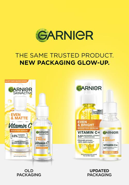 Garnier - SkinActive Even & Bright - Vitamin C Booster Serum 30ml