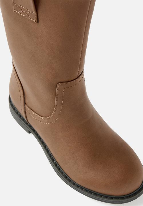 Cotton On - Sadie saddle boot - tan