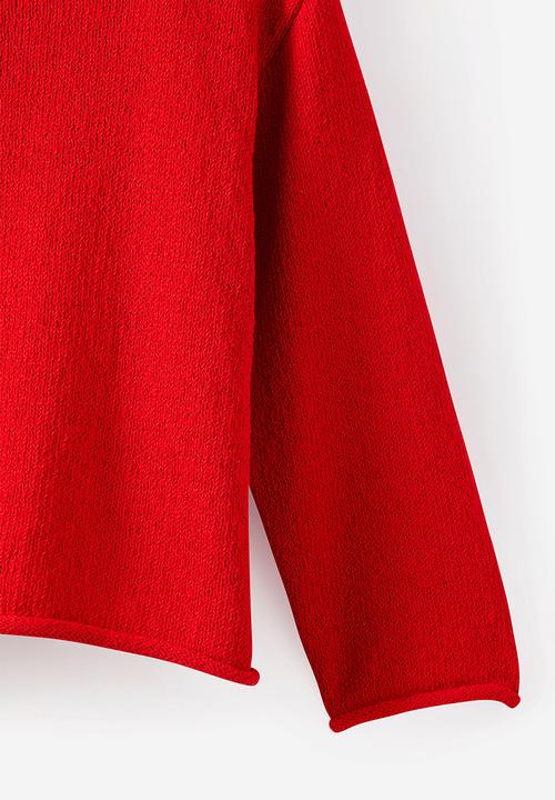 Cotton On - Lily Lightweight Knit - Varsity Red