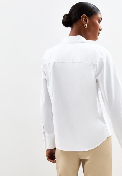 New Look - Vde sadie slim pc shirt - white
