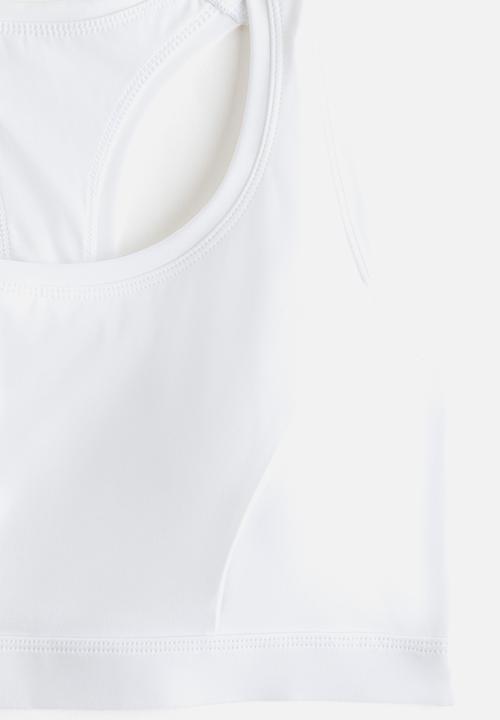 H&M - Sports bra with cool handfeel drymove™ - white