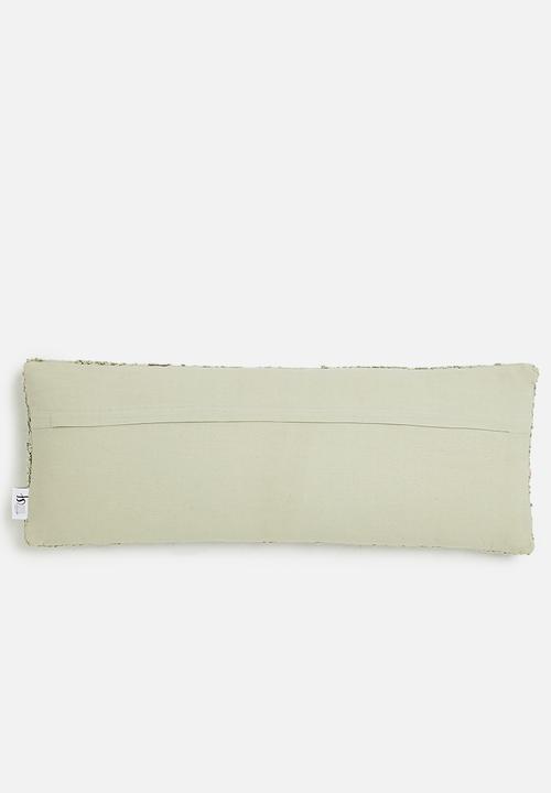 Sixth Floor - Lilo cushion with inner - green & pink