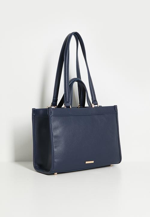 Anne Klein - Exclusive Double Handle Bonded Tote Bag - blue