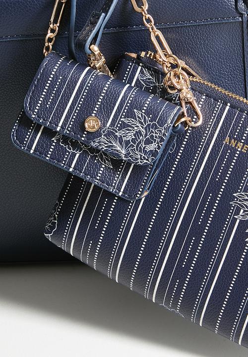 Anne Klein - Exclusive Double Handle Bonded Tote Bag - blue