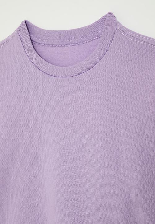 Pop Candy - Cropped sweatshirt - pale purple