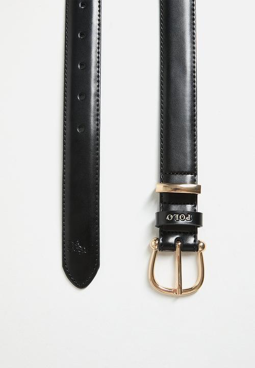POLO - Rosa belt - black