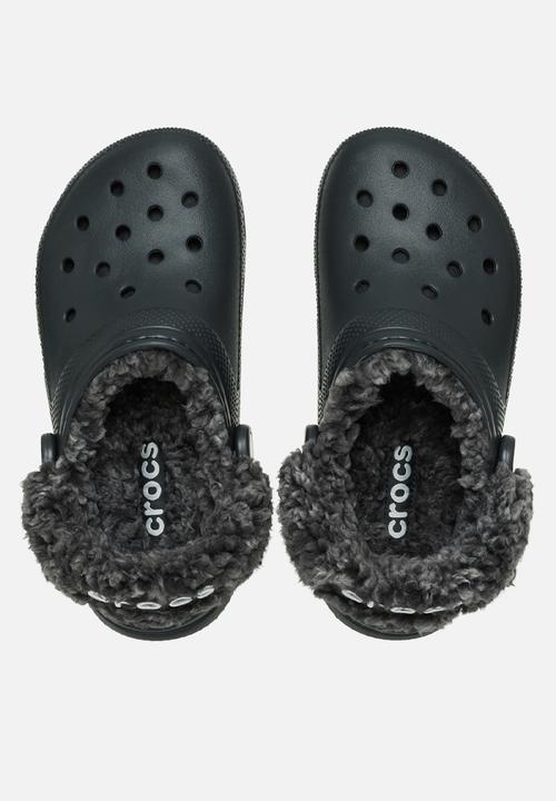 Crocs - Classic fleece lined clog clog - black