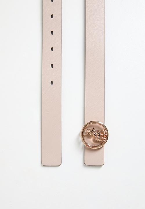POLO - Andrea belt - tan &  stone