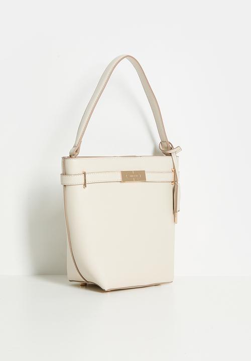 Anne Klein - Exclusive Bucket With Detachable Strap Bag-Parchment