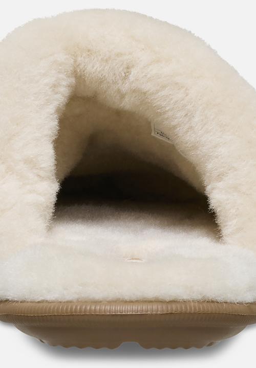 Crocs - Classic fuzz scuff slipper - brown